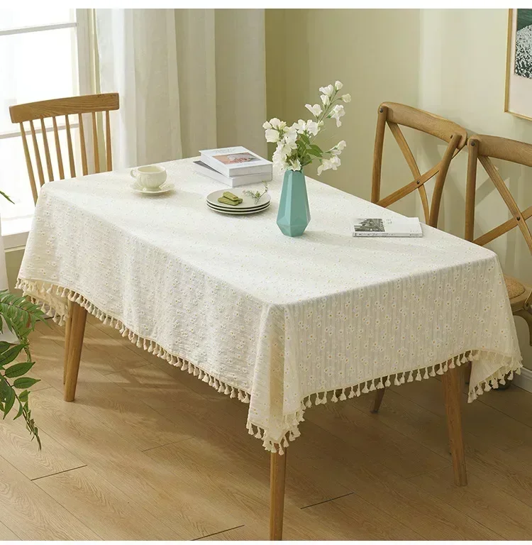 Kitchen Dining Room Picnic Party Floral Tablecloth Garden Daisies Tablecloth Desk Cotton Linen Table MATS End Table Covers
Kitchen Dining Room Picnic Party Floral Tablecloth Garden Daisies Tablecloth Desk Cotton Linen Table MATS End Table Covers