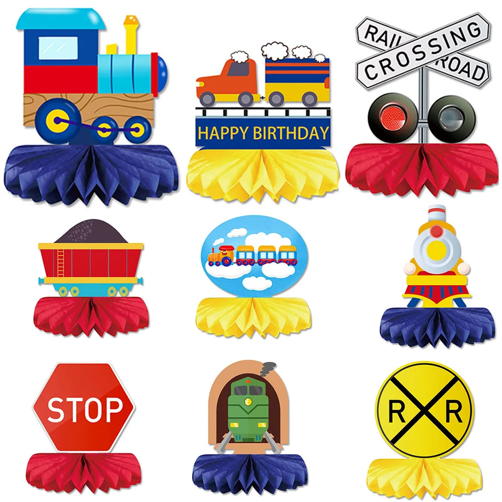 9 Pcs Railroad Train Crossing Theme Party Decor Railway Train Centerpiece Birthday Railroad Crossing Sign Table Photo Booth Prop
9 Pcs Railroad Train Crossing Theme Party Decor Railway Train Centerpiece Birthday Railroad Crossing Sign Table Photo Booth Prop