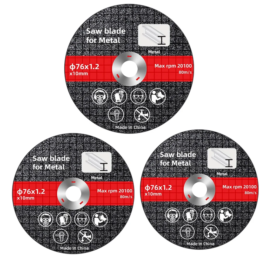 1pc 3inch 76mm Cutting Disc Saw Blade Circular Resin Grinding Wheel For Electric Angle Grinder Accessories Metal Cutter Tools
1pc 3inch 76mm Cutting Disc Saw Blade Circular Resin Grinding Wheel For Electric Angle Grinder Accessories Metal Cutter Tools