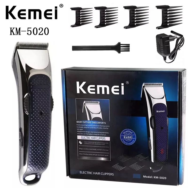 Kemei Electric Hair Clipper KM-5020 Barber Carving Trimmer Professional Hair Clipper Cordless Trimmer
Kemei Electric Hair Clipper KM-5020 Barber Carving Trimmer Professional Hair Clipper Cordless Trimmer