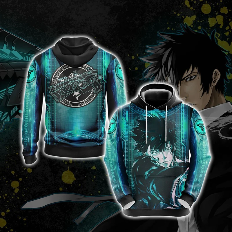 

New Psycho-Pass 3D Print Hoodie Sweatshirts Men Women Fashion Casual Oversized Pullover Harajuku Streetwear Anime Hoodies Hoody