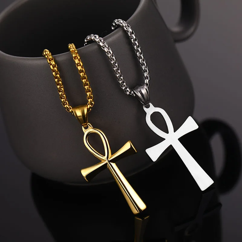 10PCS Stainless Steel Crucifix Pendant Necklaces Pendants Symbol of Life Cross Necklaces Amulet Jewelry Gifts Chains Wholesale
10PCS Stainless Steel Crucifix Pendant Necklaces Pendants Symbol of Life Cross Necklaces Amulet Jewelry Gifts Chains Wholesale