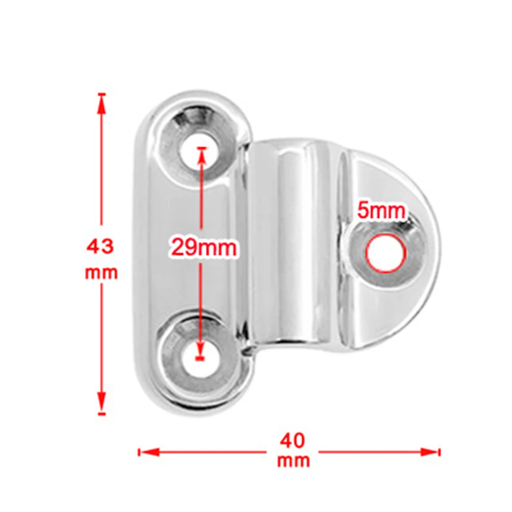 Marine Trailer Truck Lashing Ring 1 Pcs 316 Stainless Steel D Ring Folding Pad Eye Silver Tie Down Easy To Install
Marine Trailer Truck Lashing Ring 1 Pcs 316 Stainless Steel D Ring Folding Pad Eye Silver Tie Down Easy To Install