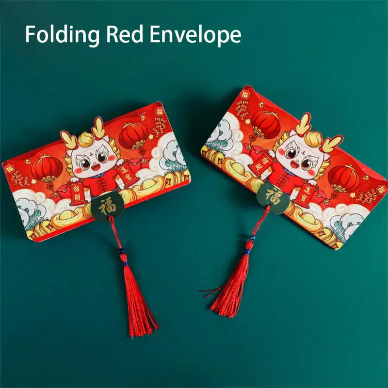Folding Red Envelopes Playful Lucky Wealth Not Easy To Break Quality Durable Chinese Traditional Gifts New Year Red Envelopes
Folding Red Envelopes Playful Lucky Wealth Not Easy To Break Quality Durable Chinese Traditional Gifts New Year Red Envelopes
