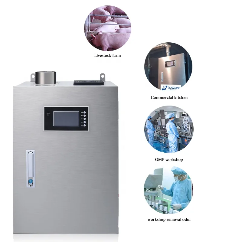 

Qlozone коммерческий кухонный очиститель воздуха, озоновая машина, мастерский озоновый генератор трубопровода для воздуховода