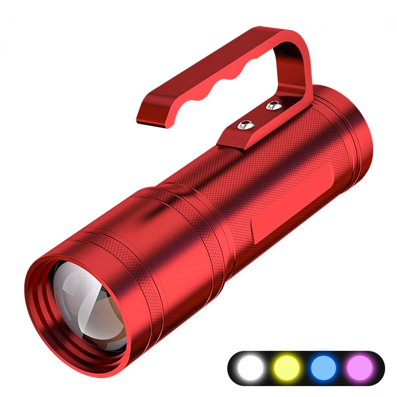 LED Fishing Light Laser Flashlight Four-color Light High-powered Searchlight Zoom Outdoor Waterproof Rechargeable Flashlight
LED Fishing Light Laser Flashlight Four-color Light High-powered Searchlight Zoom Outdoor Waterproof Rechargeable Flashlight