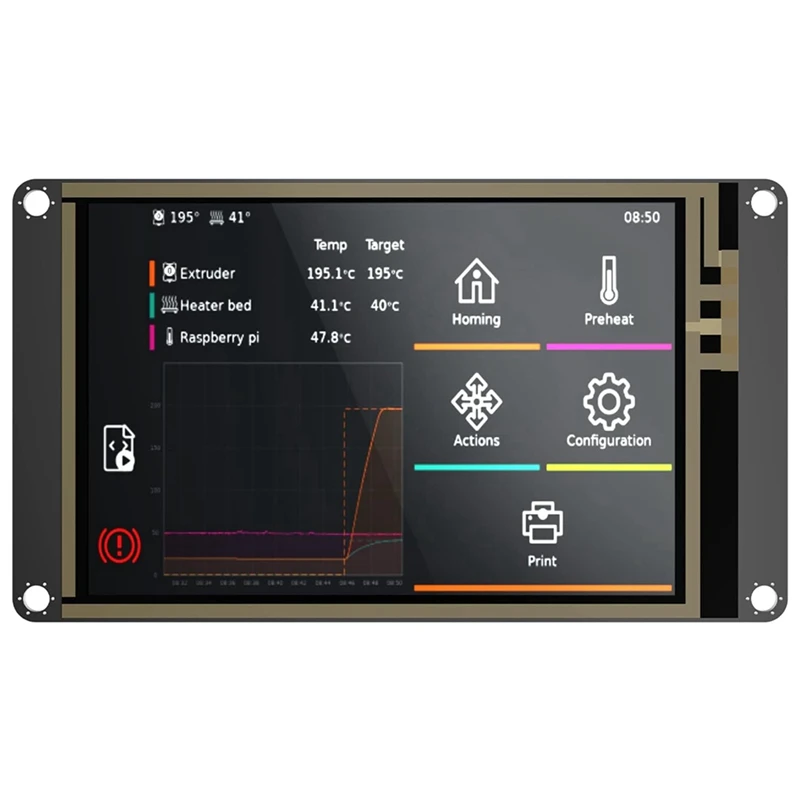 TFT35 SPI V2.1 светодиодный дисплей совместимый BTT Manta M8P/M4P/M5P, Manta E3EZ плата управления
TFT35 SPI V2.1 светодиодный дисплей совместимый BTT Manta M8P/M4P/M5P, Manta E3EZ плата управления