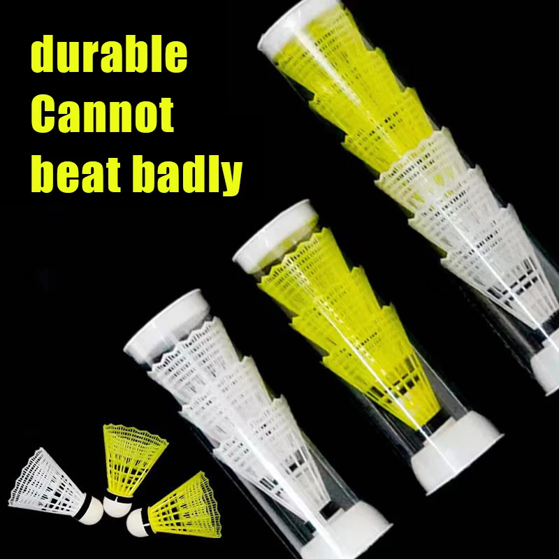 1PCS Badminton Ball Plastic Badminton Ball Durable Yellow White Student Nylon Badminton Ball Durable
1PCS Badminton Ball Plastic Badminton Ball Durable Yellow White Student Nylon Badminton Ball Durable