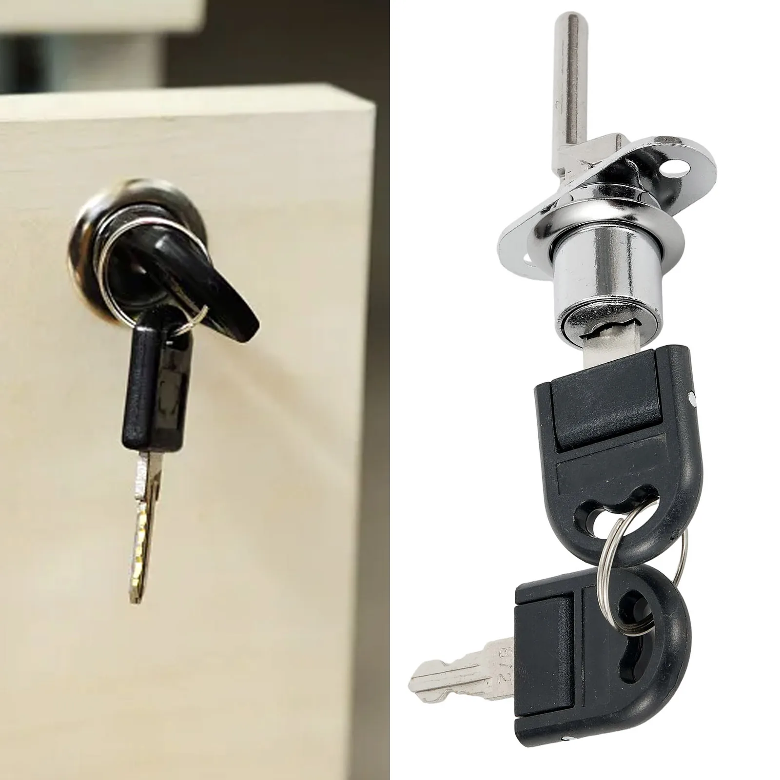 Cabinet Lock 16/19mm Furniture Desk Draw Pedestal Lock Zinc Alloy Home Filing Fixed Buckle Home Parts With 2 Keys
Cabinet Lock 16/19mm Furniture Desk Draw Pedestal Lock Zinc Alloy Home Filing Fixed Buckle Home Parts With 2 Keys
