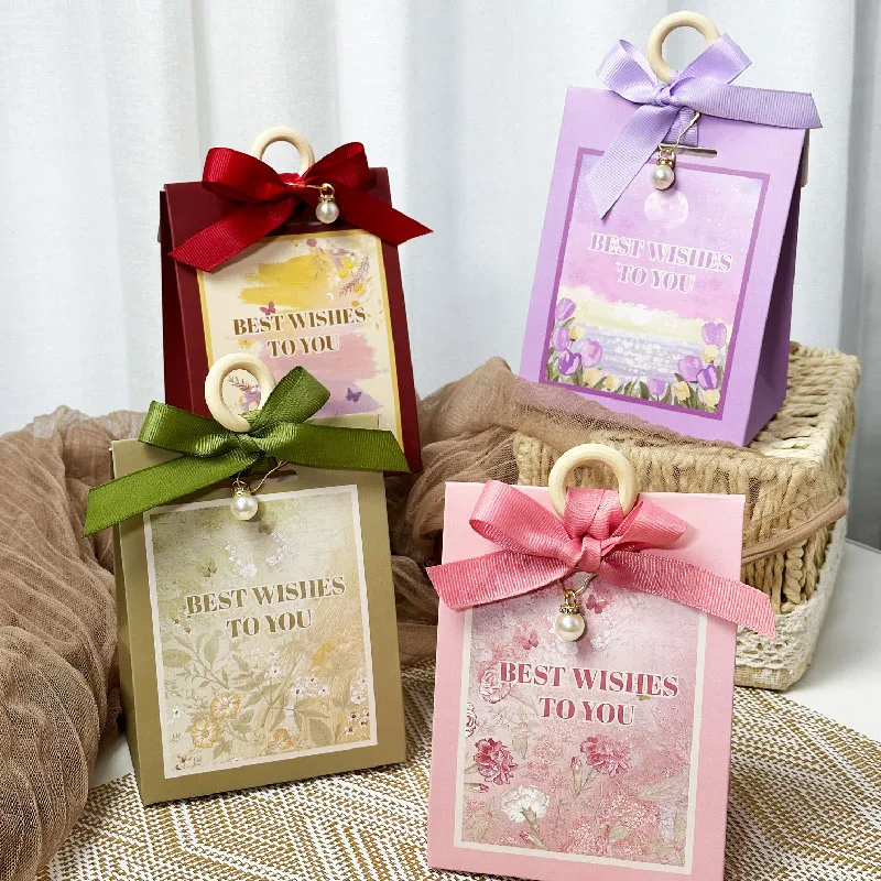 50pcs Wholesale New Simple Wedding Candy Boxes Eid "Best Wishes" Candy Bag Wedding Candy Small Paper Box Wedding Gift For Guests
50pcs Wholesale New Simple Wedding Candy Boxes Eid "Best Wishes" Candy Bag Wedding Candy Small Paper Box Wedding Gift For Guests