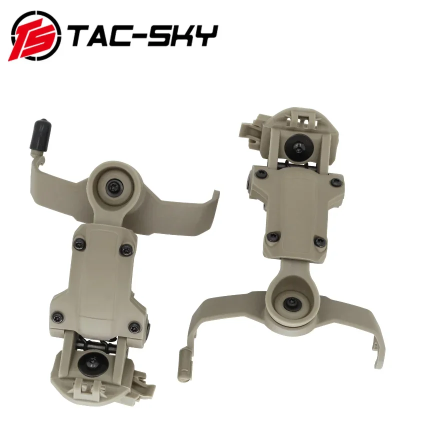 

TAC-SKY Tactical Helmet Mount Adapter ARC Track Mount Headset Accessories Compatible with Outdoor Hunting COMTAC II III Headset