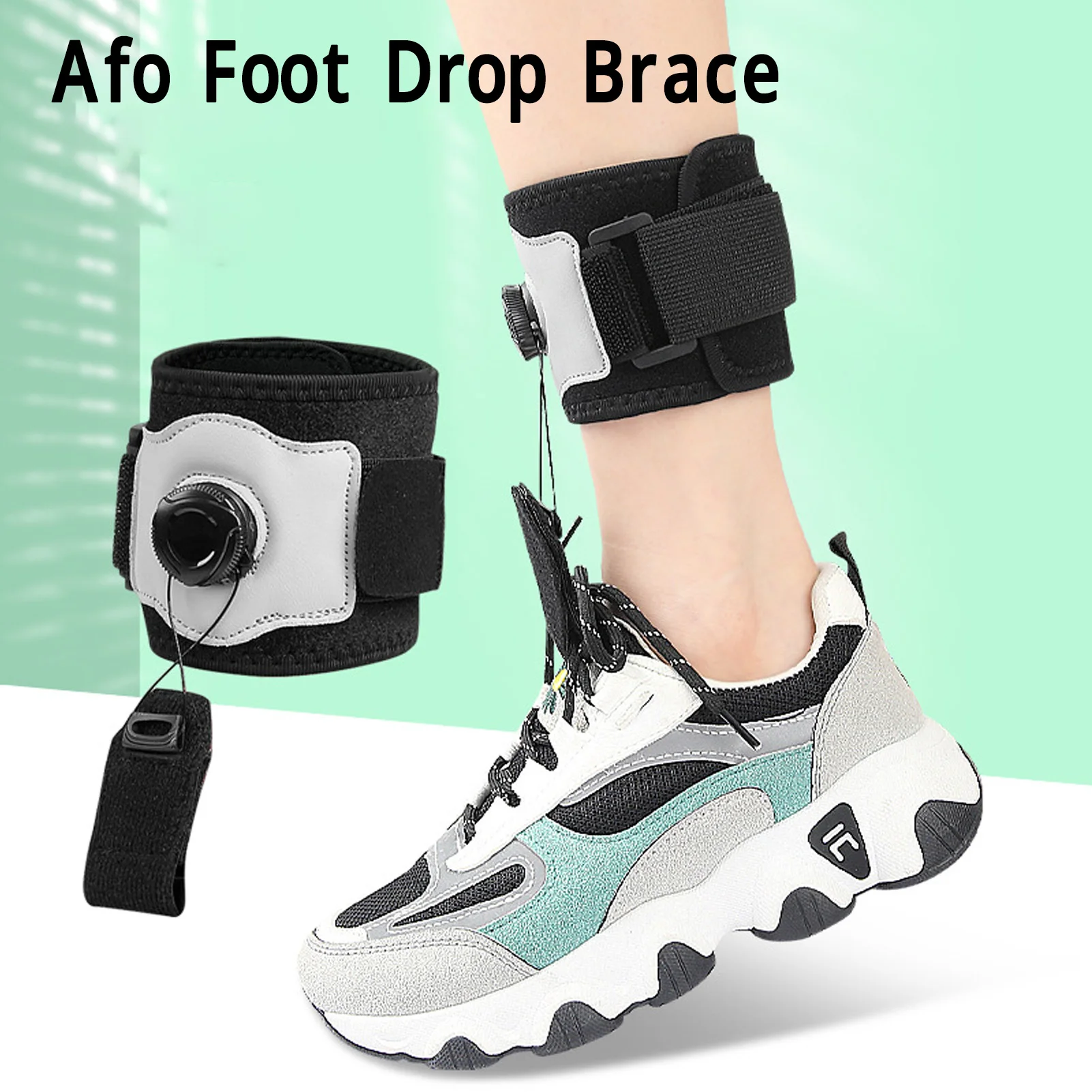 AFO Foot Drop Lifting Up Brace Knob Adjustable Left Right Foot Drop Orthosis Brace Support for Walking with Shoes
AFO Foot Drop Lifting Up Brace Knob Adjustable Left Right Foot Drop Orthosis Brace Support for Walking with Shoes