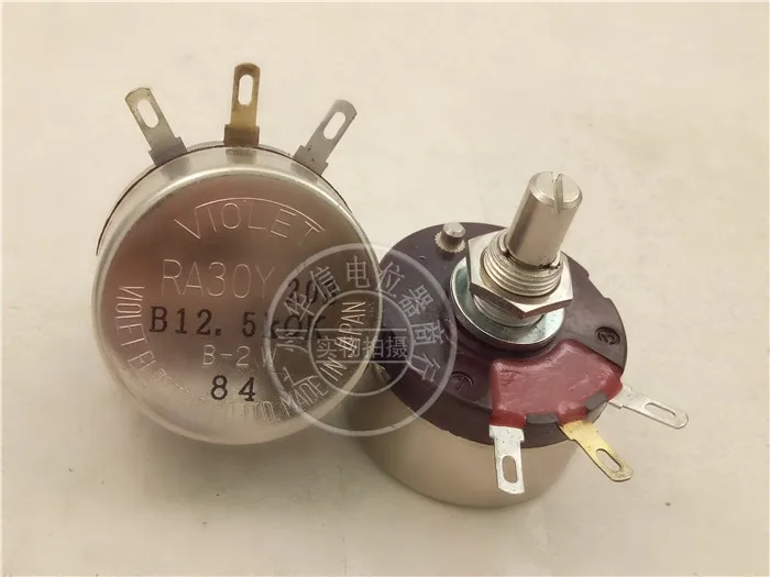 OPHDAM Violet RA30Y 20S B12.5K B-2w wire wound potentiometers are in stock in Japan
OPHDAM Violet RA30Y 20S B12.5K B-2w wire wound potentiometers are in stock in Japan