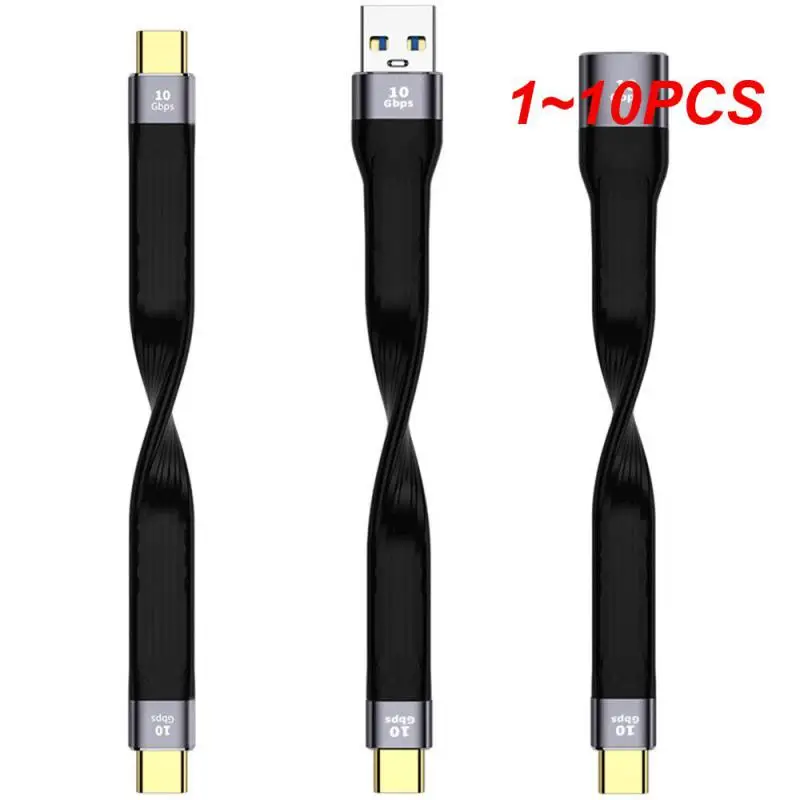 

1 ~ 10 шт., ультракороткие USB-кабели для быстрой зарядки