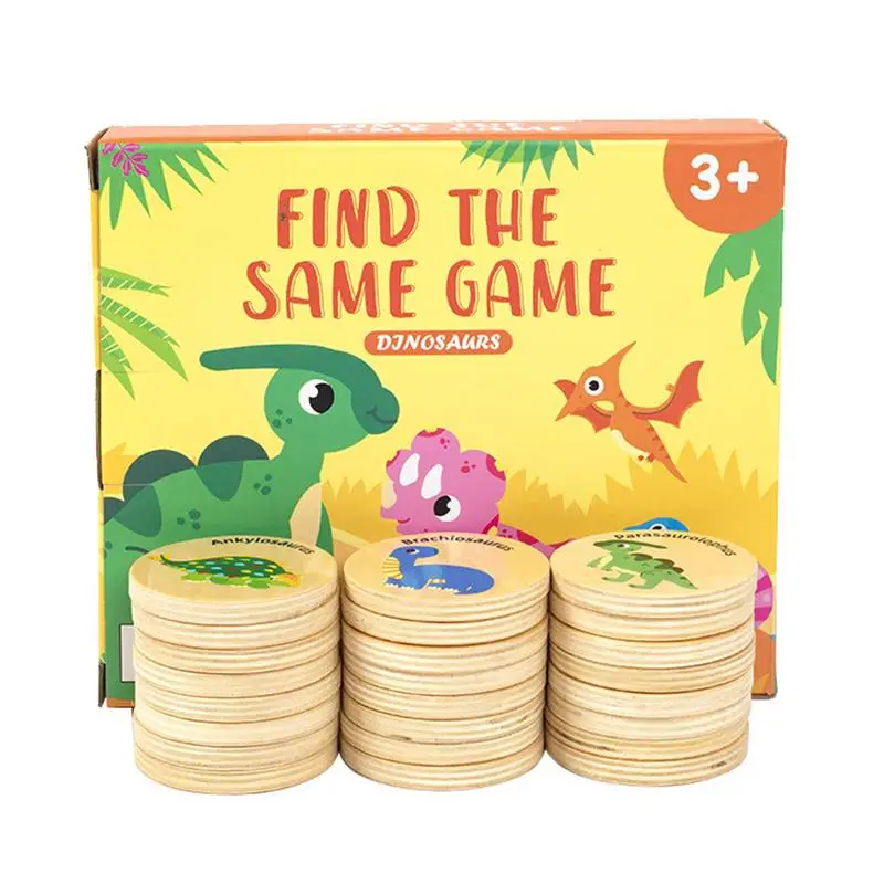 Dinosaur Memory Game Card Matching Game Dinosaur Toys Board Memory Match Game For Kids 4-8 Educational Dinosaur Games Toys 
Dinosaur Memory Game Card Matching Game Dinosaur Toys Board Memory Match Game For Kids 4-8 Educational Dinosaur Games Toys