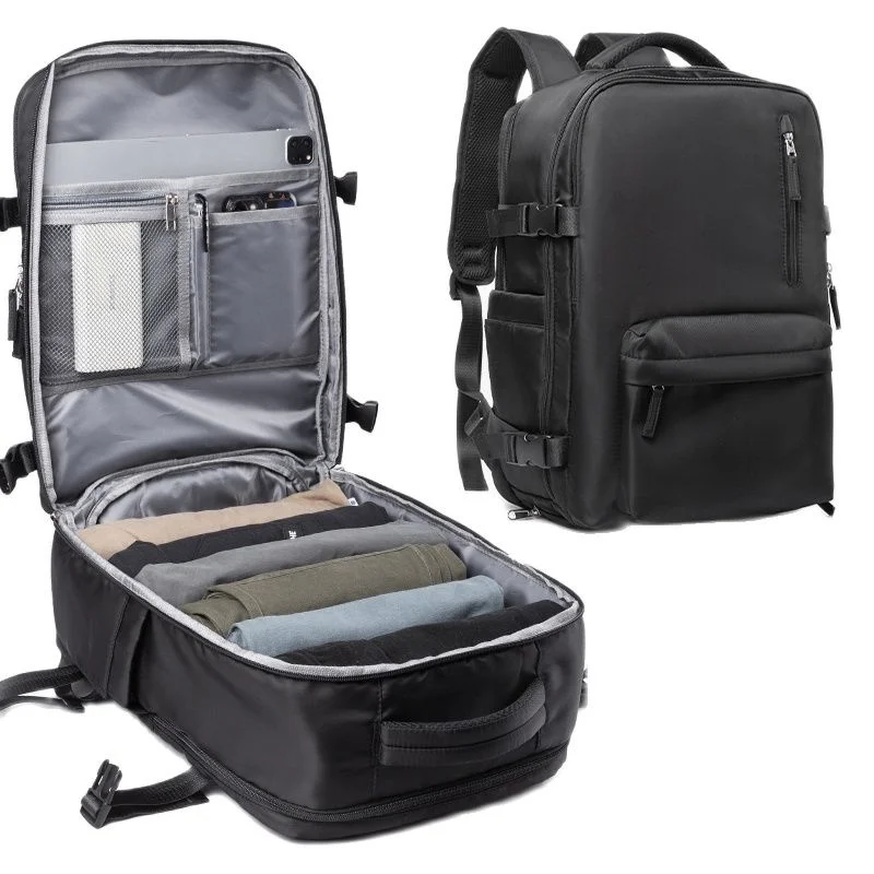 Backpack Men Travel Airline Large Capacity 30L Backpack Waterproof 17'' Laptop Business Bag with Shoes Pocket 
Backpack Men Travel Airline Large Capacity 30L Backpack Waterproof 17'' Laptop Business Bag with Shoes Pocket