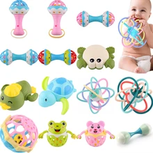 0-12 Months Baby Development Ball Safe Soft Teething Toys Plastic Hand Bell Early Educational Rattle Teether Baby Toys Bath toy
0-12 Months Baby Development Ball Safe Soft Teething Toys Plastic Hand Bell Early Educational Rattle Teether Baby Toys Bath toy