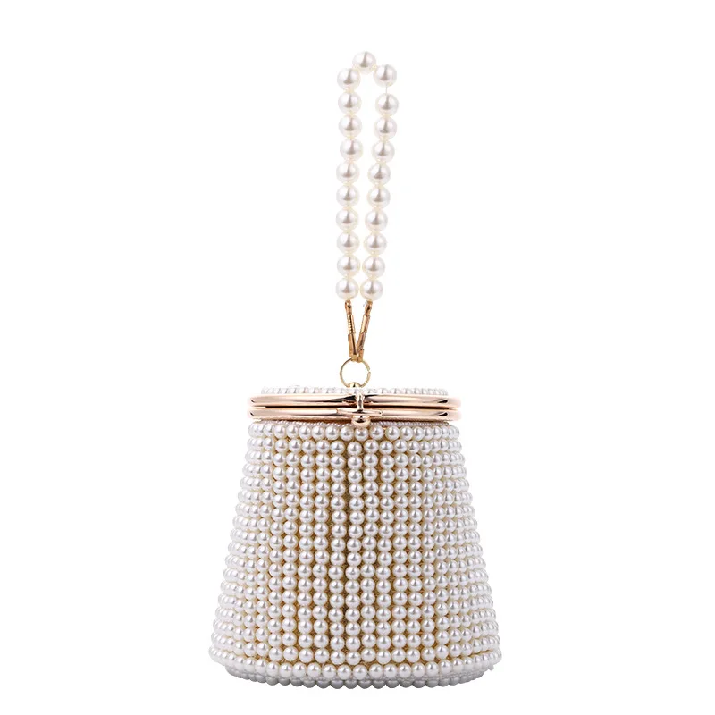 New Bucket Design Women Evening Bags Beading Holder Day Clutch Pearl Wedding Bridal Handbags for Party Small Purse Women Bag
New Bucket Design Women Evening Bags Beading Holder Day Clutch Pearl Wedding Bridal Handbags for Party Small Purse Women Bag