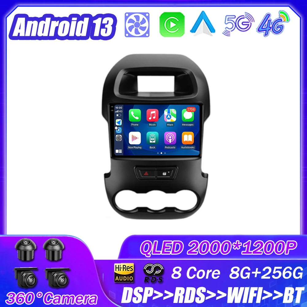 For Ford Ranger 2011 - 2016 Car Android 13 Radio Multimedia Player Navigation Stereo GPS Auto Head Unit No 2Din WIFI 5G DSP
For Ford Ranger 2011 - 2016 Car Android 13 Radio Multimedia Player Navigation Stereo GPS Auto Head Unit No 2Din WIFI 5G DSP