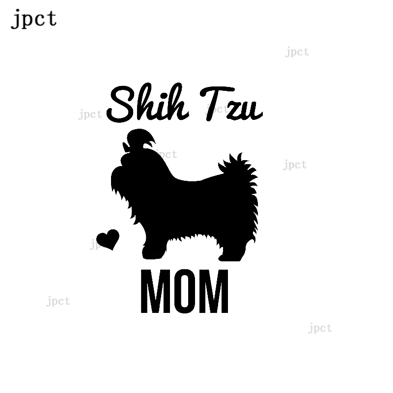 

JP Милая Автомобильная наклейка для Shi Zi любовь текст Собака Автомобиль Мотоцикл внешние аксессуары Водонепроницаемая виниловая наклейка 14 см x 10,2 см