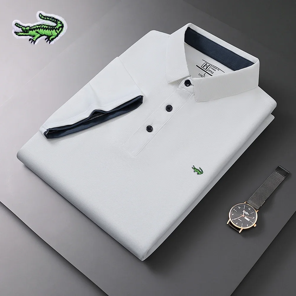 2023 New Summer Brand Embroidered Polo Shirt High Quality Men's Short Sleeve Breathable Top Business Casual Polo-shirt for Men
2023 New Summer Brand Embroidered Polo Shirt High Quality Men's Short Sleeve Breathable Top Business Casual Polo-shirt for Men