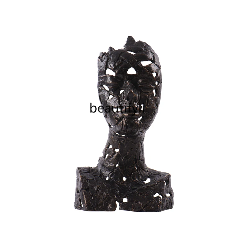 zqEuropean Cast Iron Abstract Art Face Mask Decoration Soft Home Decoration Office Entrance Sculpture
zqEuropean Cast Iron Abstract Art Face Mask Decoration Soft Home Decoration Office Entrance Sculpture
