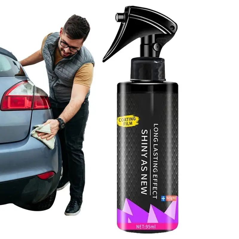 

Quick Car Coating Spray 95ml Fast-Acting Coating Mist Automotive Coating Renewal Agent High Gloss Paint Sealant Detail