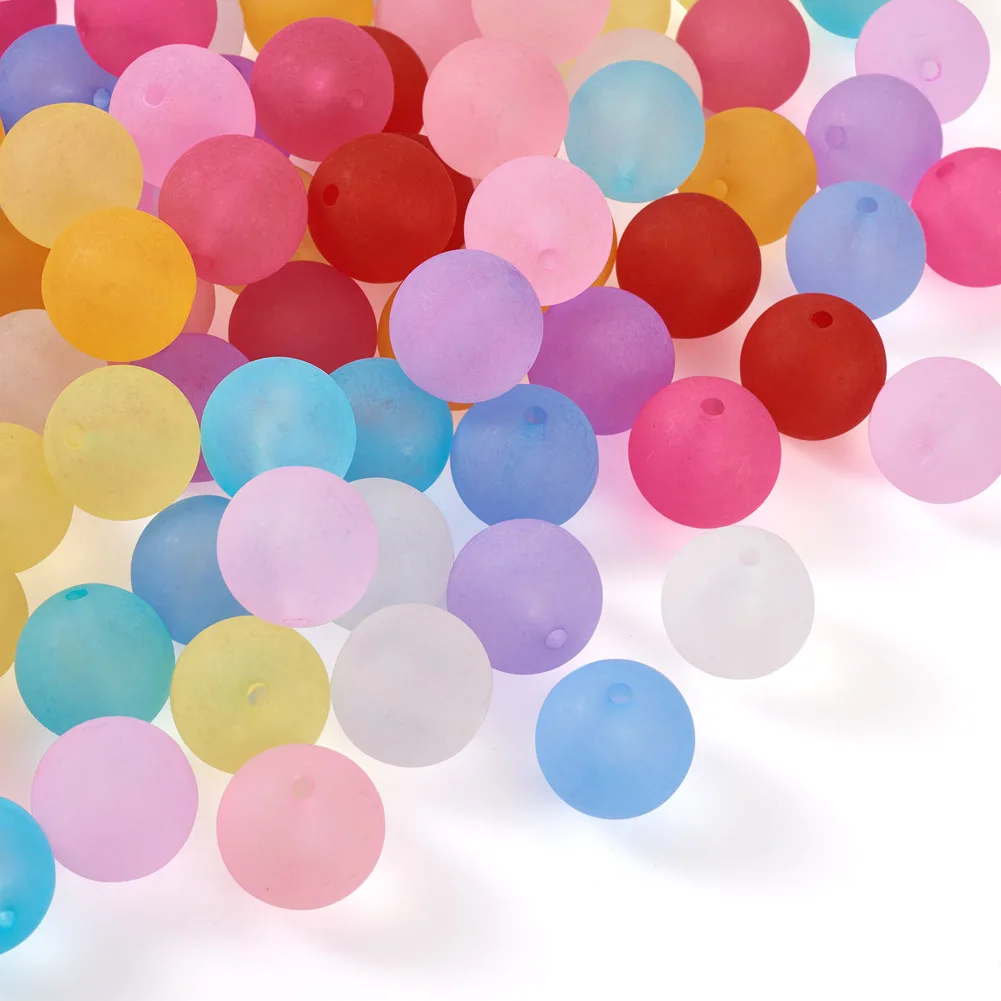100Pcs 20mm Transparent Frosted Round Acrylic Beads Loose Beads for Jewelry Making Necklace Bracelet Bag Key Chain Accessories
100Pcs 20mm Transparent Frosted Round Acrylic Beads Loose Beads for Jewelry Making Necklace Bracelet Bag Key Chain Accessories