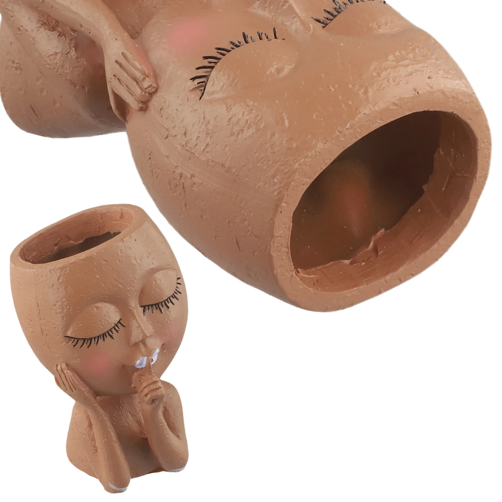 European Style Garden Face Gill Pot Resin Decoration Family Desktop Villa Balcony Courtyard Decorative Doll Fleshy Flower Pot
European Style Garden Face Gill Pot Resin Decoration Family Desktop Villa Balcony Courtyard Decorative Doll Fleshy Flower Pot