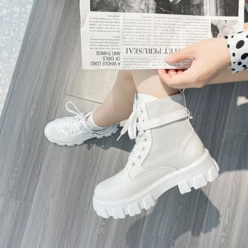 White Boots Autumn Shoes Women Ankle Boots Goth Shoes Platform Boots Snow Booties Woman Large Size Warm Botas Ladies Fashion
White Boots Autumn Shoes Women Ankle Boots Goth Shoes Platform Boots Snow Booties Woman Large Size Warm Botas Ladies Fashion