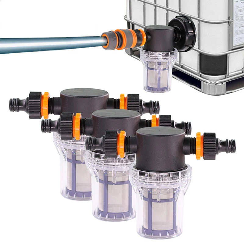 4 Point Interface 1/2 inch IBC Tank Water Pipe Filter Set Lid Pump Strainer External Thread Garden Adapter 40/80 Mesh
4 Point Interface 1/2 inch IBC Tank Water Pipe Filter Set Lid Pump Strainer External Thread Garden Adapter 40/80 Mesh