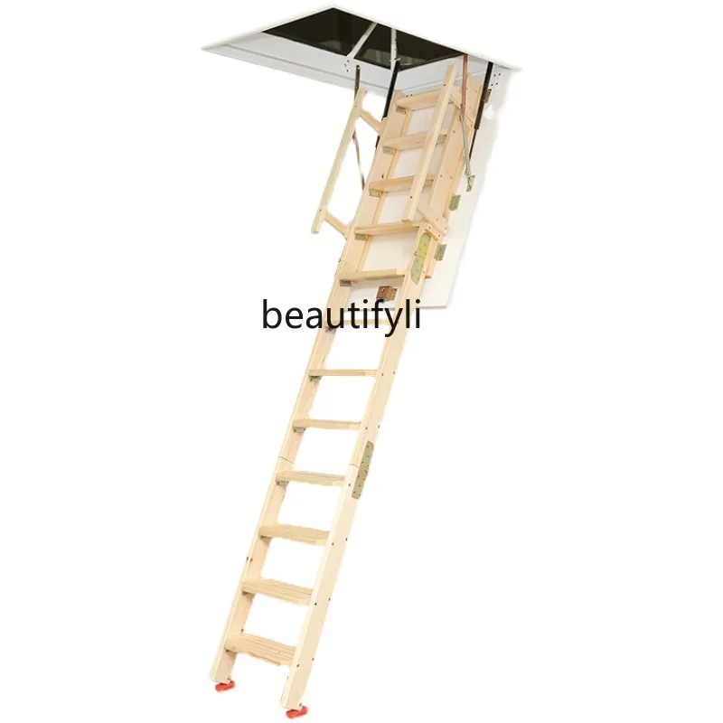 Solid Wood Attic Retractable Staircase Household Duplex Folding Stair Indoor Hidden Lifting and Stretching
Solid Wood Attic Retractable Staircase Household Duplex Folding Stair Indoor Hidden Lifting and Stretching