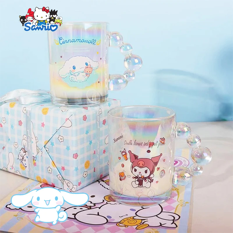 Sanrio Cinnamoroll Bubble Glass Cup Kawaii Cartoon Cute Kuromi Mymelody Office Drink Water Coffee Mug Toys Girls Birthday Gifts
Sanrio Cinnamoroll Bubble Glass Cup Kawaii Cartoon Cute Kuromi Mymelody Office Drink Water Coffee Mug Toys Girls Birthday Gifts