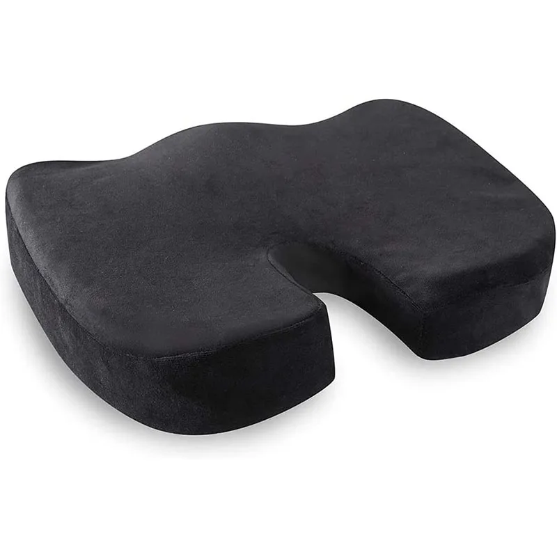 Memory Foam Seat Cushion with Removable Microfiber Cover - Coccyx, Tailbone, Sciatica, Lower Back Support and Pain Relief
Memory Foam Seat Cushion with Removable Microfiber Cover - Coccyx, Tailbone, Sciatica, Lower Back Support and Pain Relief