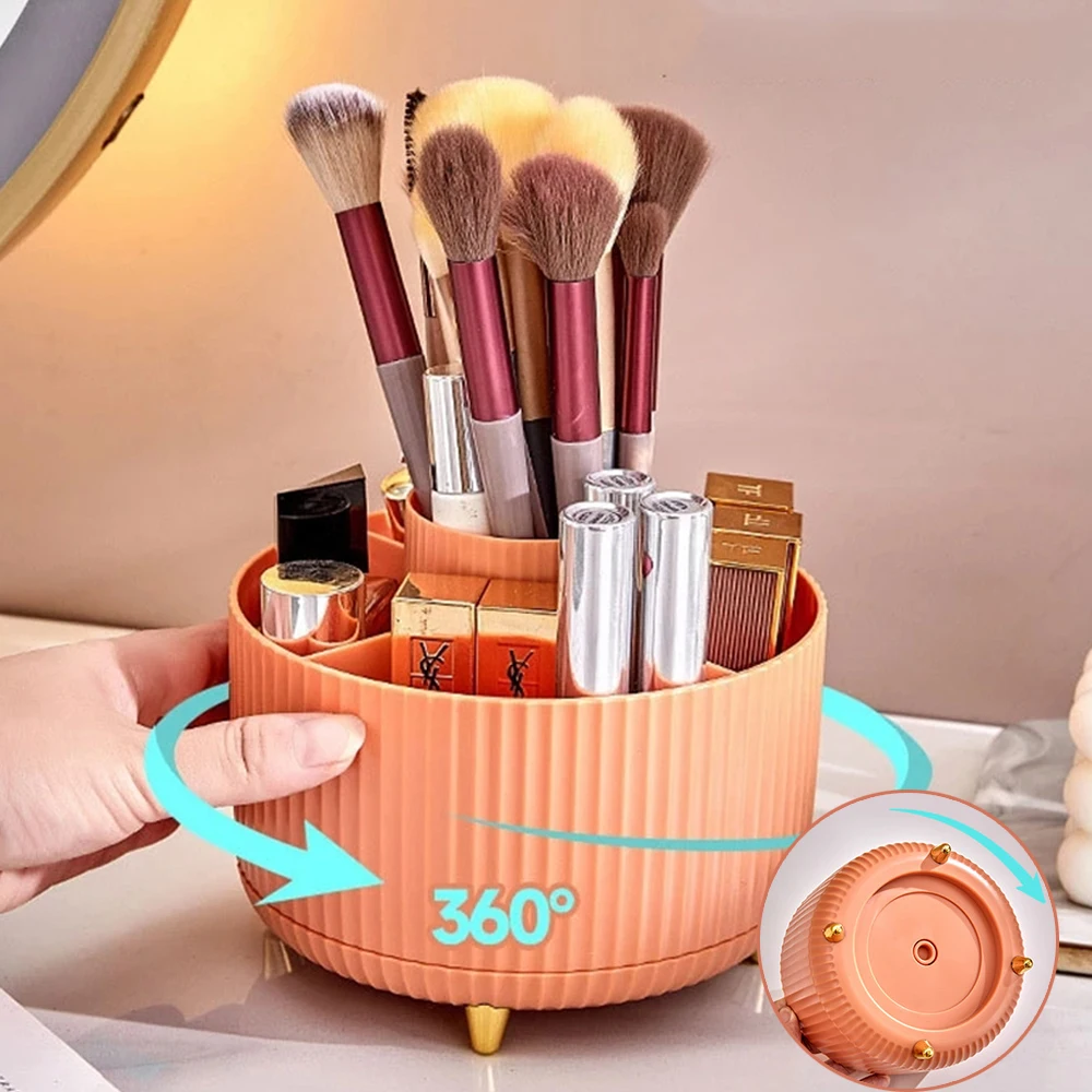 Large Capacity 360° Rotating Makeup Brush Storage Box Desktop Cosmetic Organizer Lipstick Eyebrow Pencil Eye Shadow Brush Holder
Large Capacity 360° Rotating Makeup Brush Storage Box Desktop Cosmetic Organizer Lipstick Eyebrow Pencil Eye Shadow Brush Holder