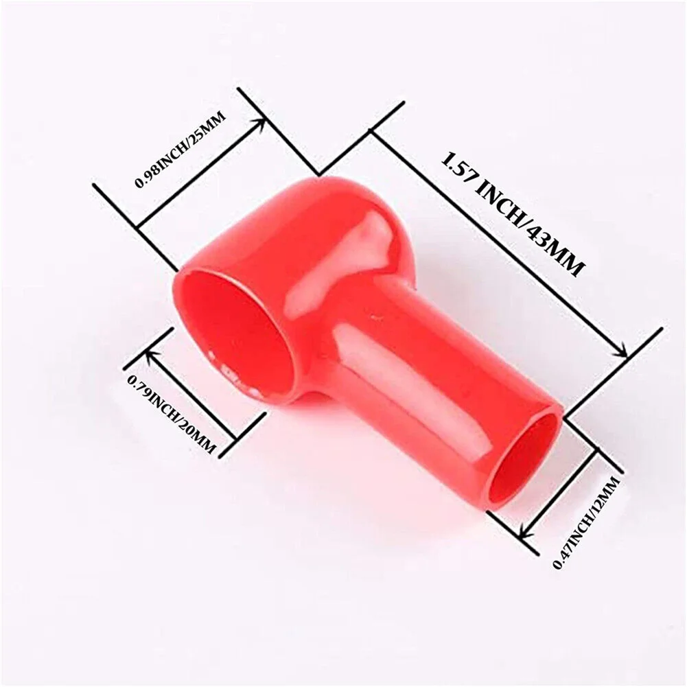 20PCS Battery Terminal Cover Boots Insulating Protective Lug Cap For Car Marine Commercial Power Sports 12x20mm Car Accessories
20PCS Battery Terminal Cover Boots Insulating Protective Lug Cap For Car Marine Commercial Power Sports 12x20mm Car Accessories