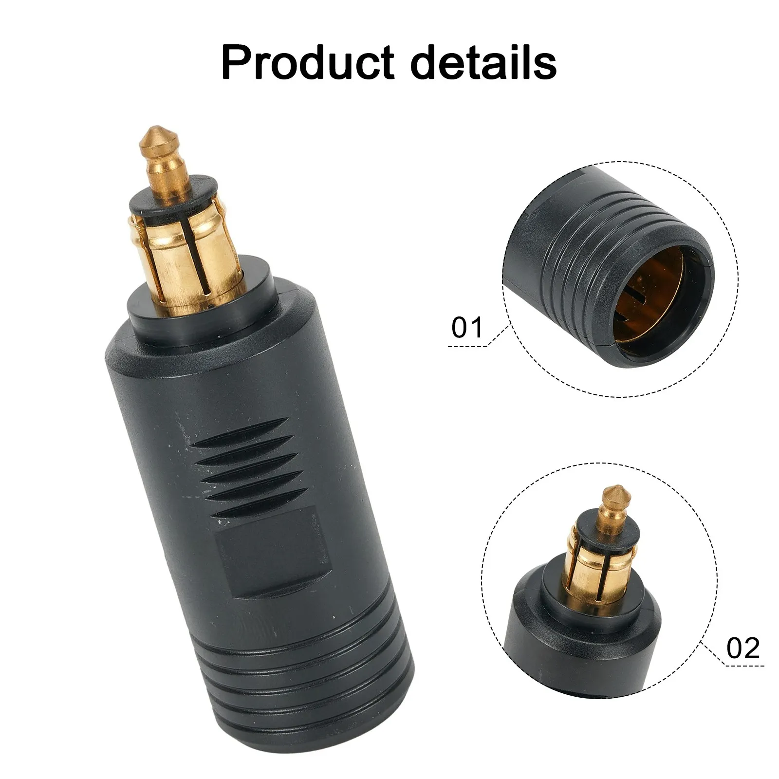 Car Audio GPS Adapter Cigarett Lighter Lightweight 63 X 27mm Compact Size ABS/copper Black Converter DIN Socket
Car Audio GPS Adapter Cigarett Lighter Lightweight 63 X 27mm Compact Size ABS/copper Black Converter DIN Socket