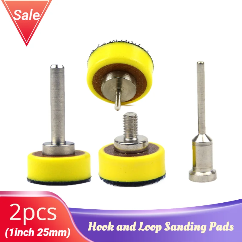 2pcs 1 Inch 25mm Back-up Sanding Pad 2.35mm Shank or M6 Thread 3mm Shank for Hook and Loop Sanding Discs for Dremel Accessories
2pcs 1 Inch 25mm Back-up Sanding Pad 2.35mm Shank or M6 Thread 3mm Shank for Hook and Loop Sanding Discs for Dremel Accessories
