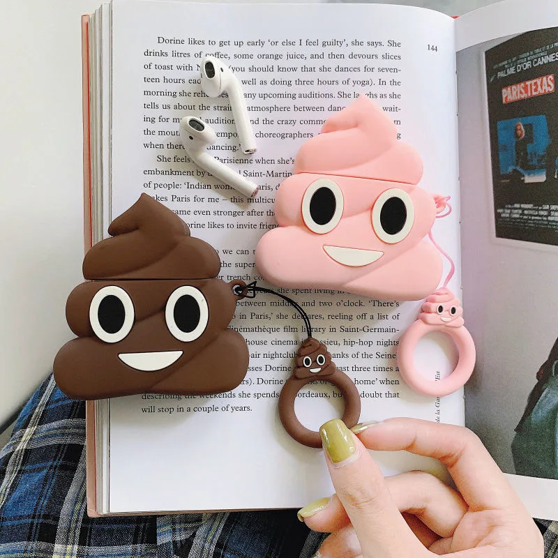 The Cute And Funny Poop Earbuds Are Fitted With For Airpods Airpodspro SiliconeCase To Protect Them From Falling
The Cute And Funny Poop Earbuds Are Fitted With For Airpods Airpodspro SiliconeCase To Protect Them From Falling