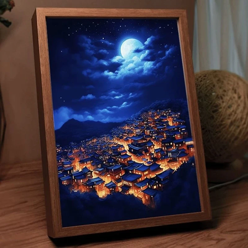 Wooden 3 Colors Light Painting Led Night Light Bedside Lamp Atmosphere Table Lamp Wall Decor Bedroom Home Decoration Gift Lamp
Wooden 3 Colors Light Painting Led Night Light Bedside Lamp Atmosphere Table Lamp Wall Decor Bedroom Home Decoration Gift Lamp