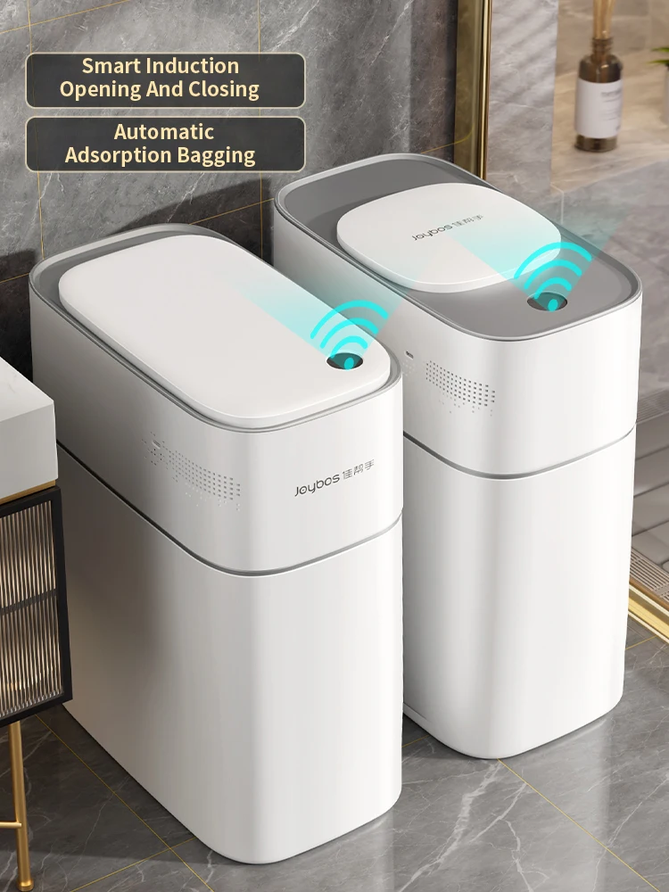 Joybos Smart Sensor Trash Can Intelligent Induction Bathroom Home Electronic Trash Can Automatic Bagging Induction Trash Can 14L
Joybos Smart Sensor Trash Can Intelligent Induction Bathroom Home Electronic Trash Can Automatic Bagging Induction Trash Can 14L