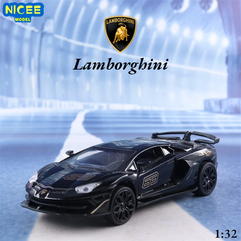 Спортивный автомобиль Lamborghini в масштабе 1:32, модель автомобиля из литого металлического сплава с высокой симуляцией, модель автомобиля со звуковым интерфейсом, коллекционная детская игрушка, подарки P33
Спортивный автомобиль Lamborghini в масштабе 1:32, модель автомобиля из литого металлического сплава с высокой симуляцией, модель автомобиля со звуковым интерфейсом, коллекционная детская игрушка, подарки P33