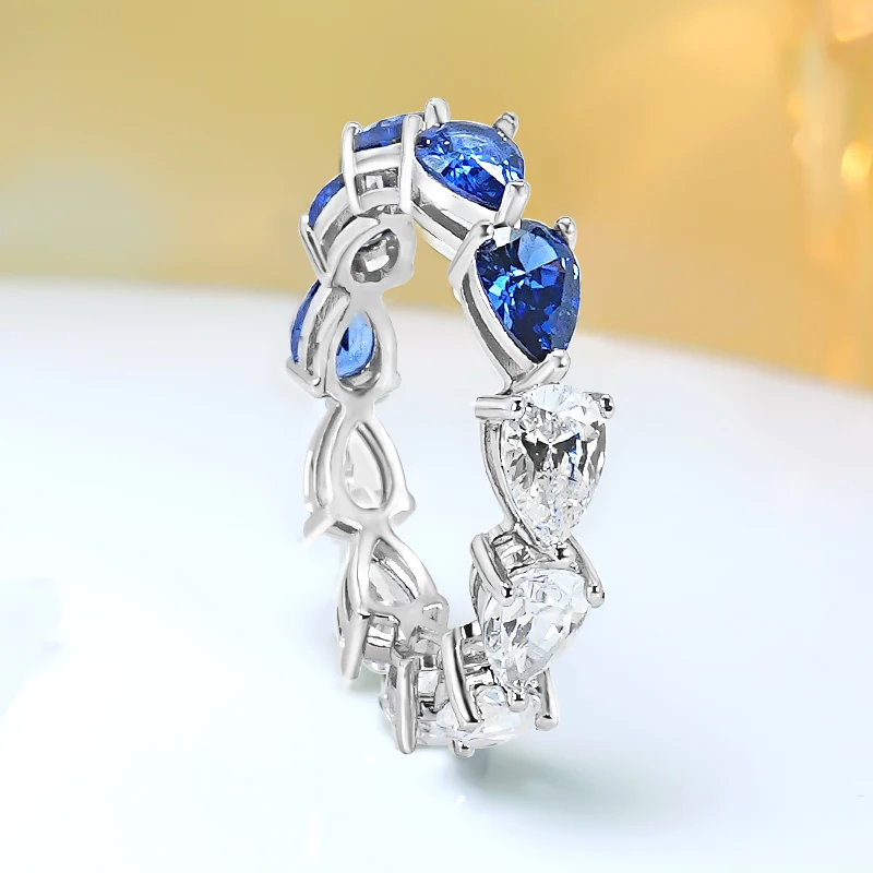 New Water Drops 925 Sterling Silver Diamonds Ring and Ring Set in Tanzanian Blue Versatile Fashion Niche Jewelry for Women
New Water Drops 925 Sterling Silver Diamonds Ring and Ring Set in Tanzanian Blue Versatile Fashion Niche Jewelry for Women