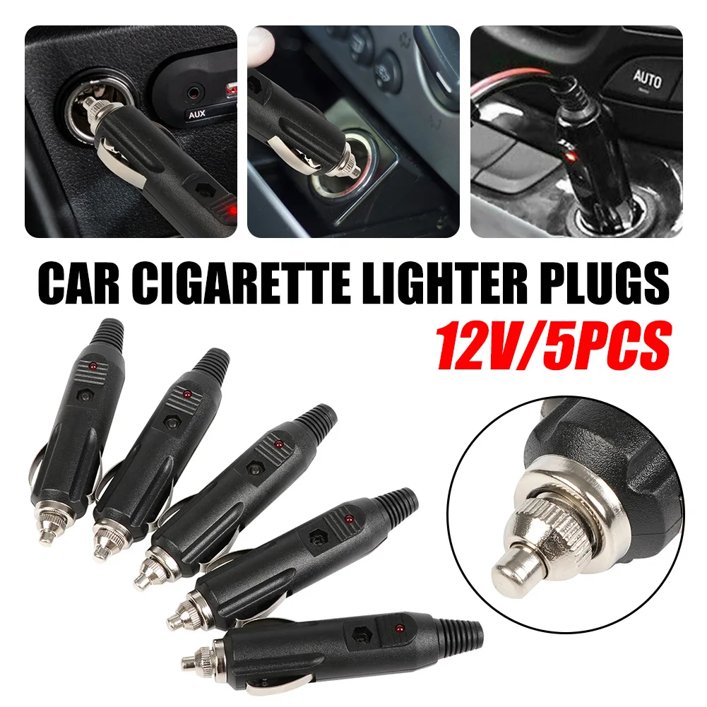 5PCS 12V High Power Male Car Cigarette Lighter Socket Plug Connector With LED High Heat Resistance High Temperature Resistance
5PCS 12V High Power Male Car Cigarette Lighter Socket Plug Connector With LED High Heat Resistance High Temperature Resistance