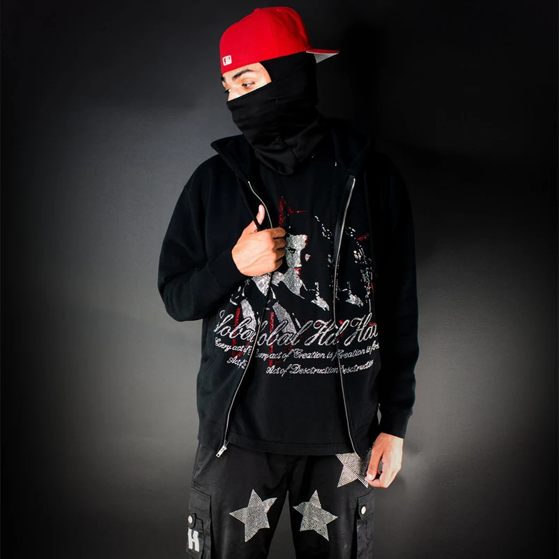 Y2K Rhinestone Skeleton Hoodies Women Gothic Black Zip Up Oversized Sweatshirts Female Retro Harajuku Hooded Jacket Streetwear
Y2K Rhinestone Skeleton Hoodies Women Gothic Black Zip Up Oversized Sweatshirts Female Retro Harajuku Hooded Jacket Streetwear