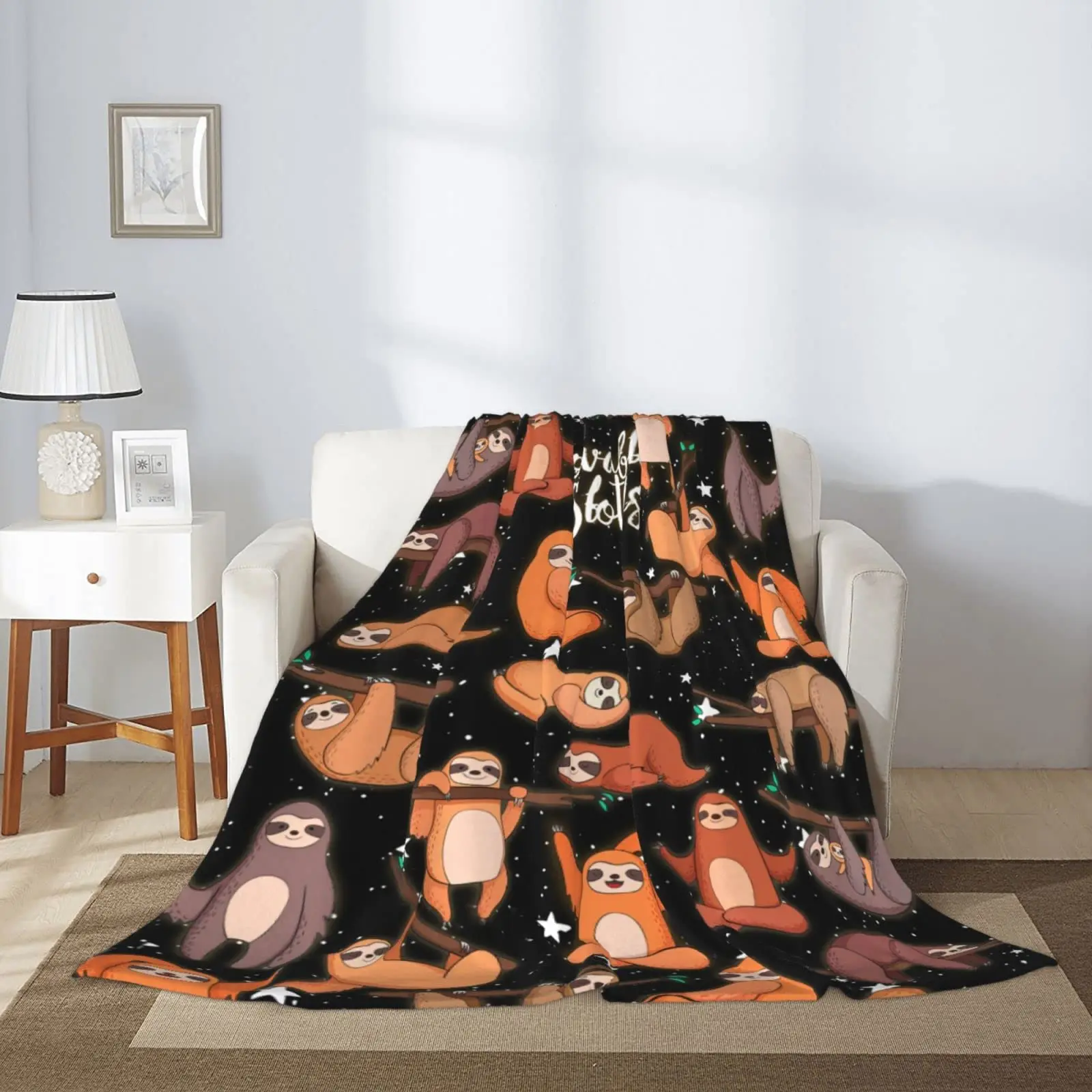 Sloth on The Tree Blanket Comfort Warm Sloth Throw Blanket Soft Fleece Blankets Gifts for Women Girls for Bed Couch Sofa Blanket
Sloth on The Tree Blanket Comfort Warm Sloth Throw Blanket Soft Fleece Blankets Gifts for Women Girls for Bed Couch Sofa Blanket