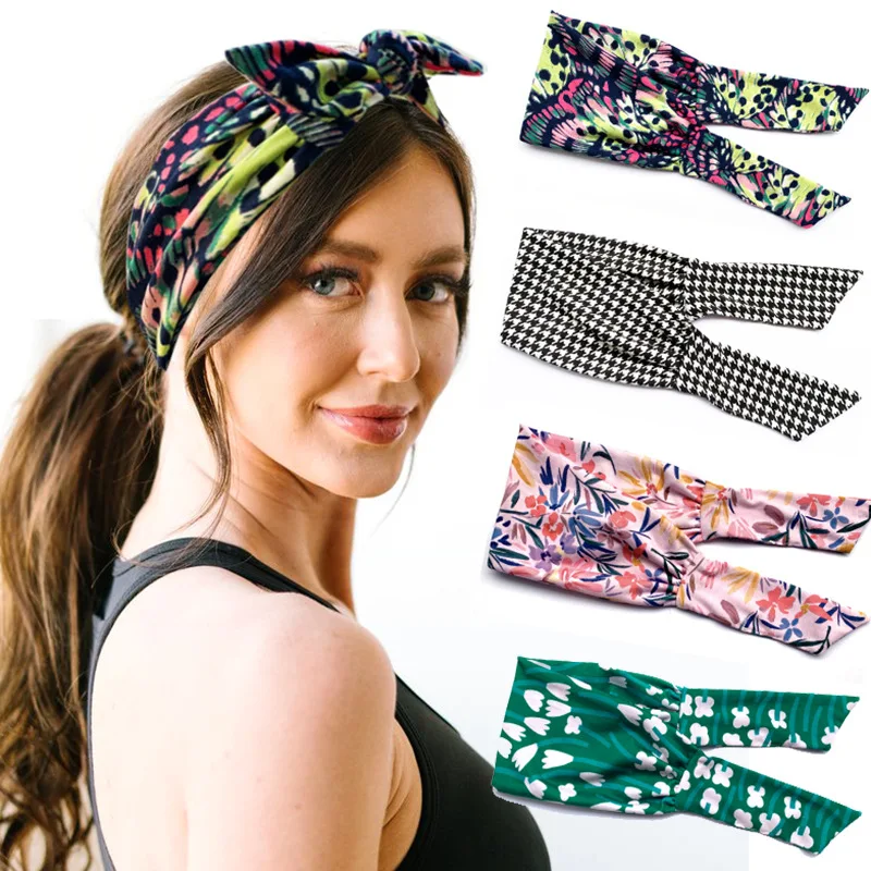 DIY Bow Tie Headband for Women Knot Headwear Rainbow Floral Print Girl Lady Sport Bowknot Hairband Yoga Hairband Paisley Turban 
DIY Bow Tie Headband for Women Knot Headwear Rainbow Floral Print Girl Lady Sport Bowknot Hairband Yoga Hairband Paisley Turban
