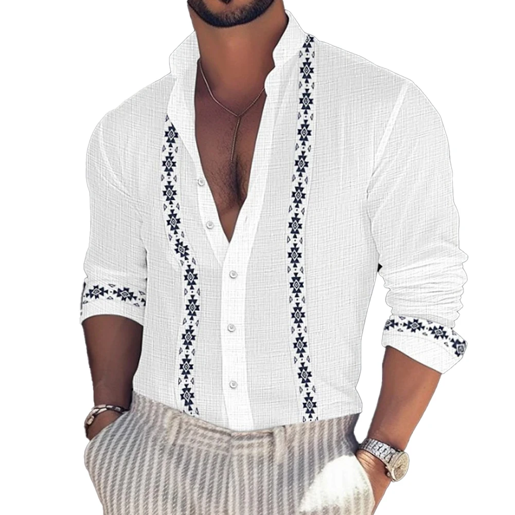 For Men Shirt Men Polyester Regular Blouse Button Down Casual Collared Fit Four Seasons Long Sleeve Affordable
For Men Shirt Men Polyester Regular Blouse Button Down Casual Collared Fit Four Seasons Long Sleeve Affordable