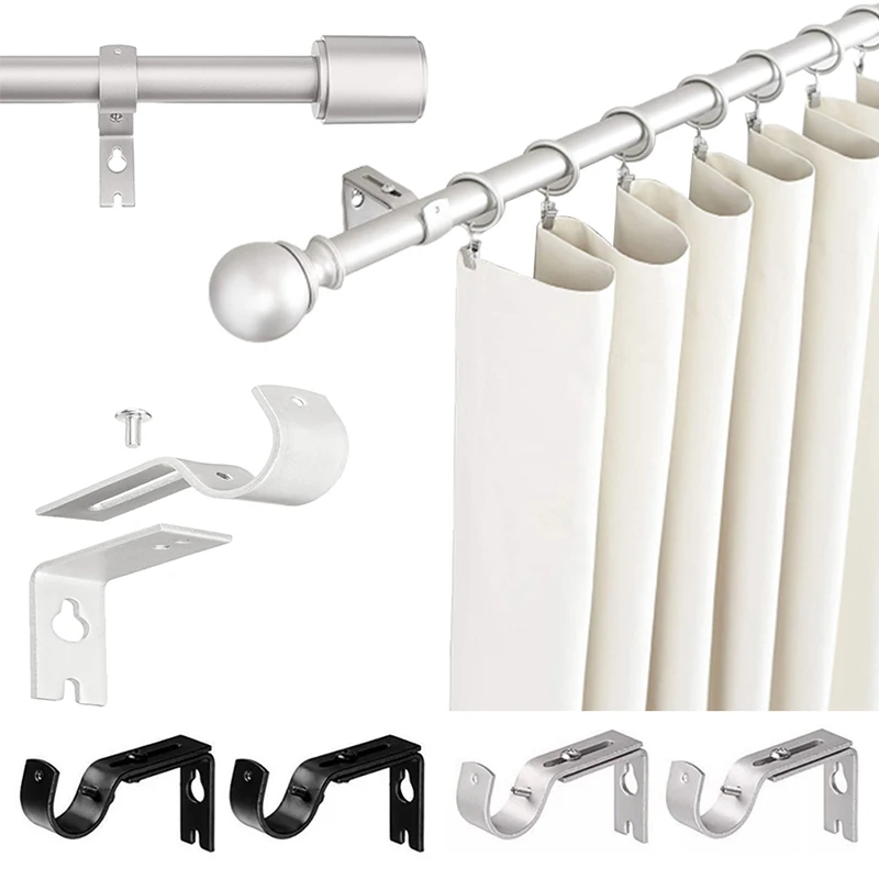 Duty Screws For Bracket Holders Heavy Practical 2/4pcs Installation Room Curtain Hang With Rod Curtain Rod Inch Rod Bracket 1
Duty Screws For Bracket Holders Heavy Practical 2/4pcs Installation Room Curtain Hang With Rod Curtain Rod Inch Rod Bracket 1