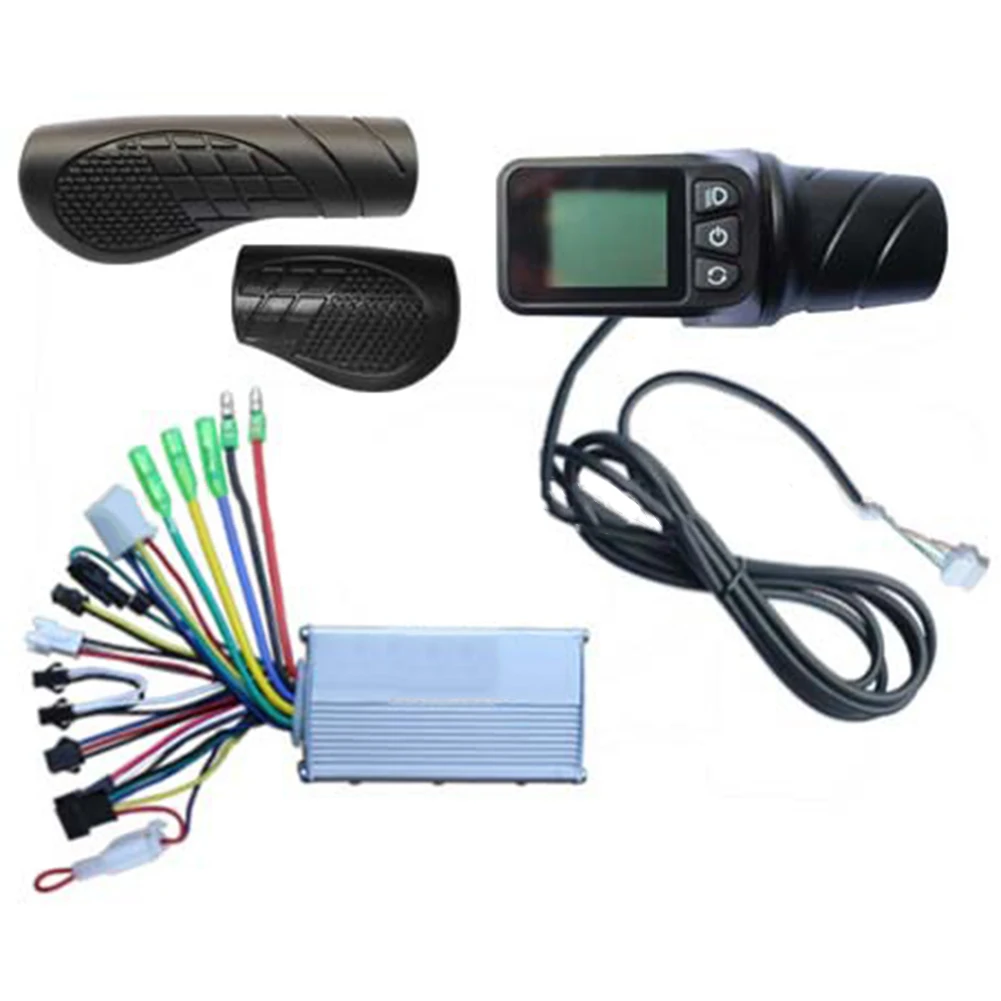 Brushless Controller Kit with LCD Display Compatible with Electric Bikes and Scooters Adjustable Gears and Cruise Control
Brushless Controller Kit with LCD Display Compatible with Electric Bikes and Scooters Adjustable Gears and Cruise Control